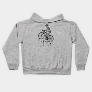 Animado Esqueleto bicicleta de montaña Kids Hoodie